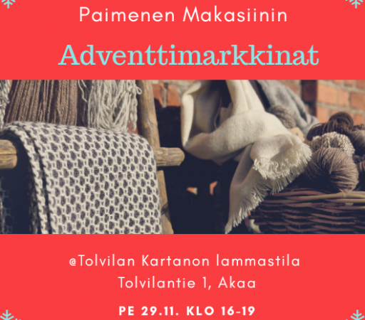 ADVENTTI alkaa Paimenen Makasiinilta ADVENTTI alkaa Paimenen Makasiinilta